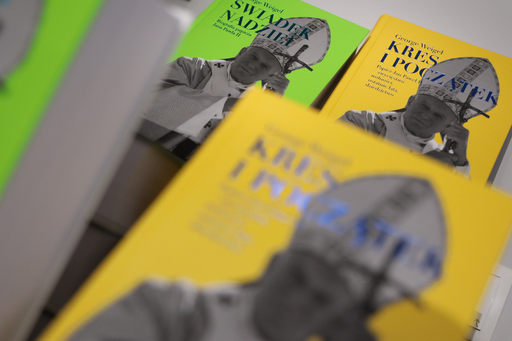 Spotkanie z George'em Weiglem – 13 maja 2024. Fot. Mikołaj Bujak (IPN)