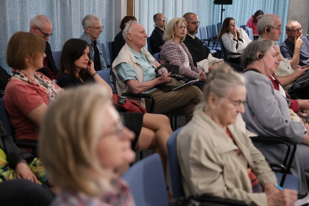 Spotkanie z George'em Weiglem – 13 maja 2024. Fot. Mikołaj Bujak (IPN)