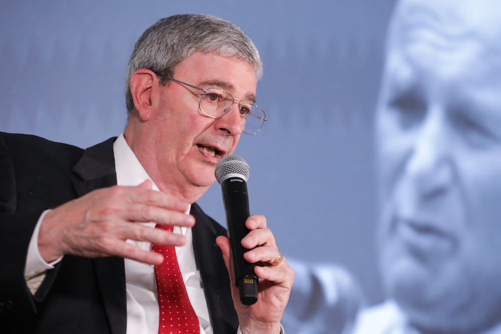 Spotkanie z George'em Weiglem – 13 maja 2024. Fot. Mikołaj Bujak (IPN)