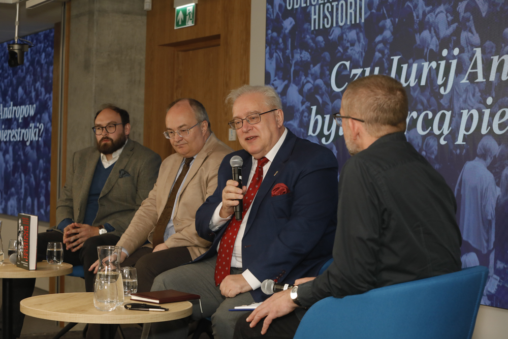 Spotkanie „Czy Jurij Andropow był twórcą pierestrojki?” z cyklu „Oblicza historii” – Warszawa, 14 maja 2024. Fot. Piotr Życieński (IPN)