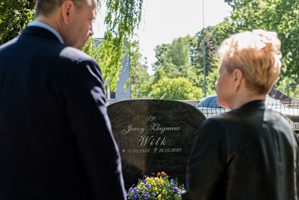 Trzecia rocznica śmierci Jerzego Wilka, działacza „Solidarności” – Elbląg, 16 maja 2024. Fot. Michał Mieczkowski (IPN)