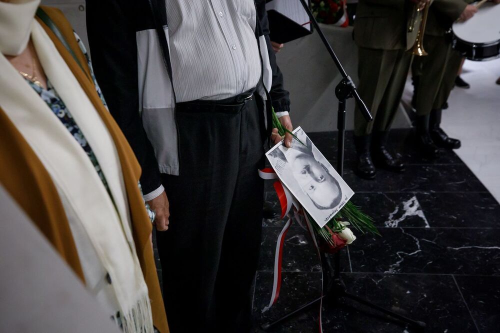 Uroczyste odsłonięcie tablicy upamiętniającej żołnierzy 2. Korpusu Polskich Sił Zbrojnych na Zachodzie – Warszawa, 18 maja 2024. Fot. Sławek Kasper (IPN)