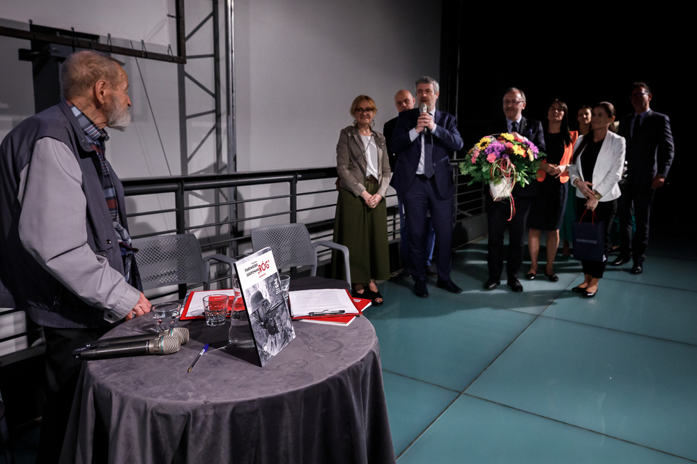 Premiera książki Juliusza Kuleszy „Staromiejskie Zgrupowanie »Róg«. Kalendarium” – Warszawa, 21 maja 2024. Fot. Sławek Kasper (IPN)