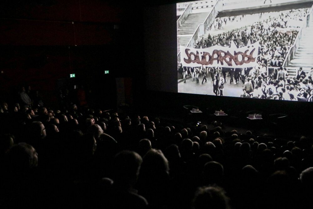 „Którzy ogień podsycą…” – premierowy pokaz filmu – Warszawa, 22 maja 2024. Fot. Sławek Kasper (IPN)