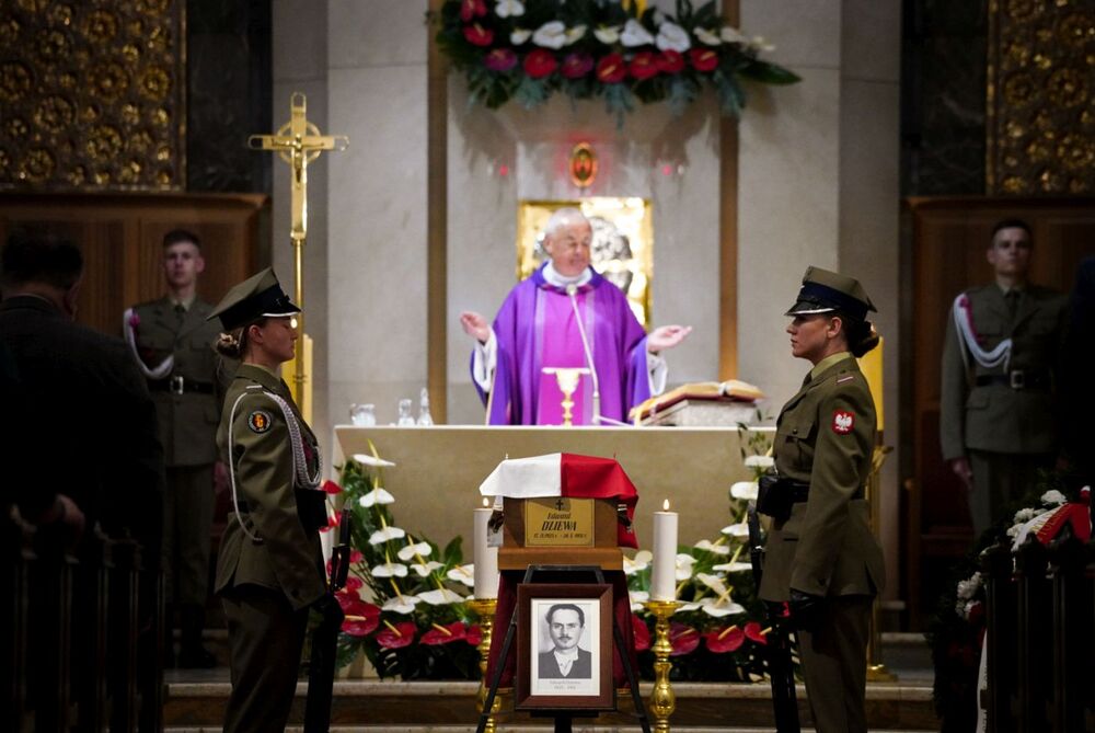 Pogrzeb Edwarda Dziewy ps. „Ostoja”, „Jeremi” – Warszawa, 23 maja 2024. Fot. Mateusz Niegowski (IPN)