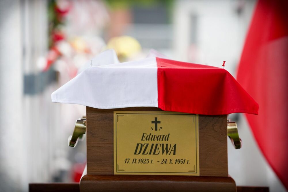Pogrzeb Edwarda Dziewy ps. „Ostoja”, „Jeremi” – Warszawa, 23 maja 2024. Fot. Mateusz Niegowski (IPN)