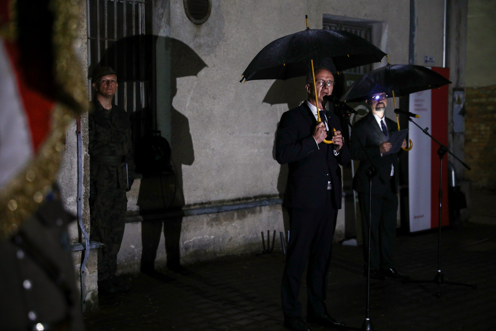 Uroczystości przed Ścianą Śmierci – Warszawa, 25 maja 2024. Fot. Sławek Kasper (IPN)