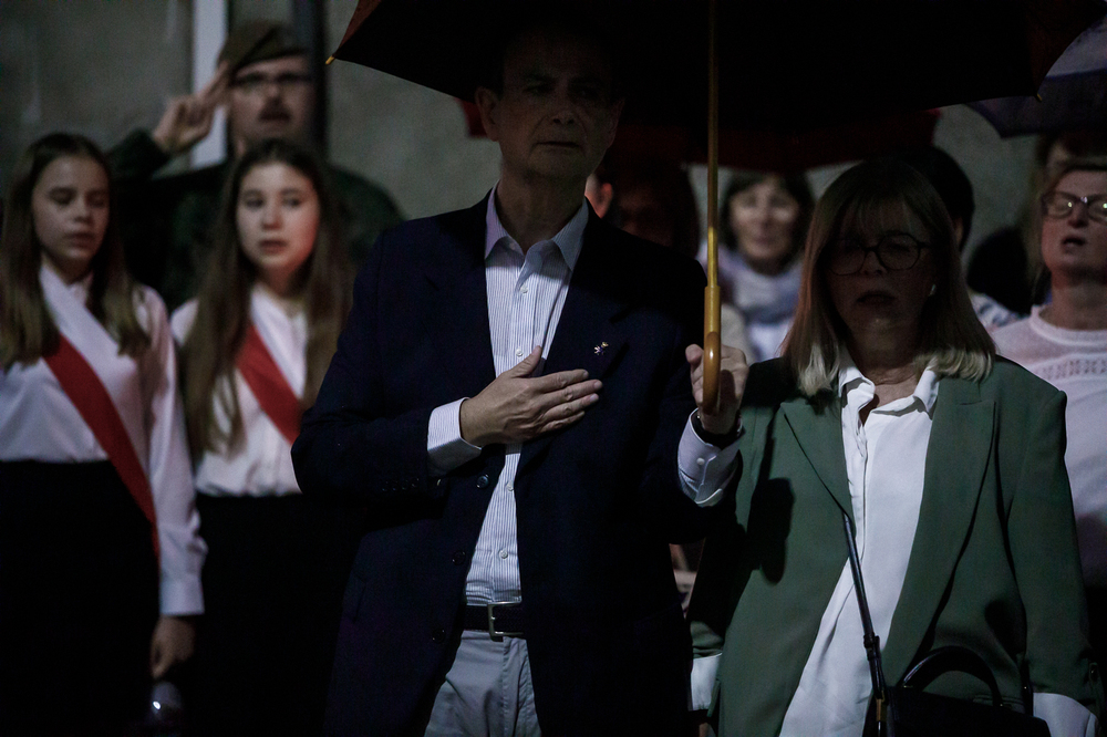 Uroczystości przed Ścianą Śmierci – Warszawa, 25 maja 2024. Fot. Sławek Kasper (IPN)