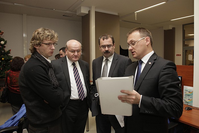 From the left: Patrik Košický, Daniel Herman, Pavel Žáček and Rafał Leśkiewicz