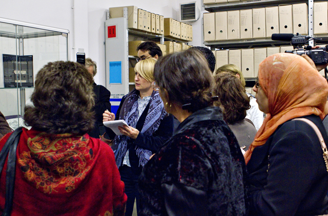 Visit to the IPN's archives