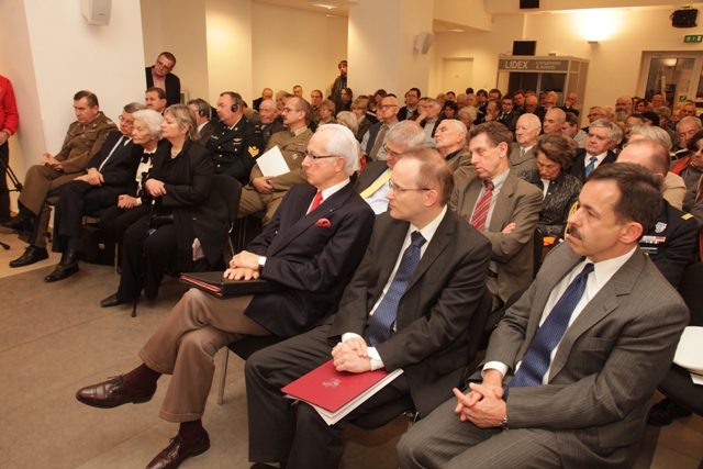 The ceremony was attended by historians, government officials, foreign diplomats and veterans