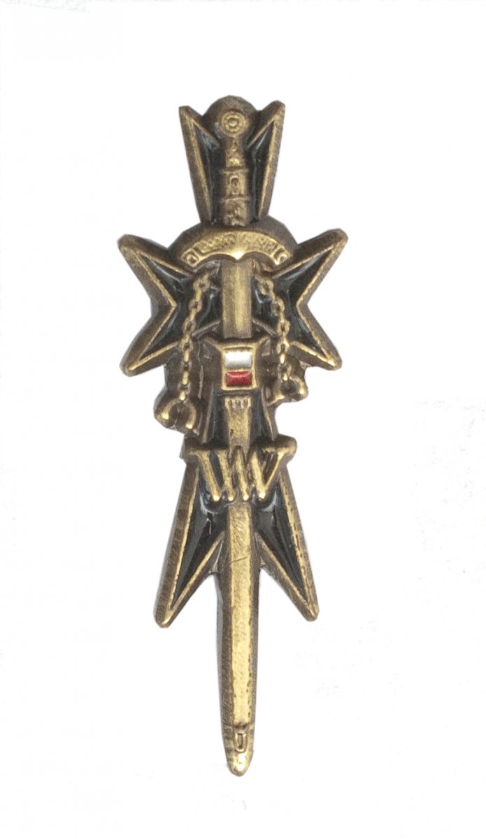 A replica of the commemorative badge of the Greater Poland Army established by Józef Piłsudski in 1920; issued on the centenary of the outbreak of the Greater Poland Uprising