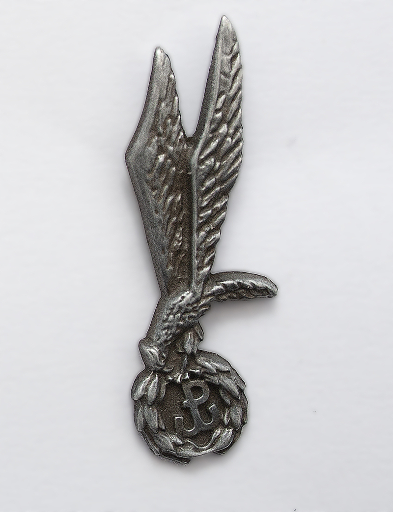 A replica of the Parachutists’ Badge of the Home Army, issued the 80th anniversary of the first landing of the Silent-Unseen soldiers in occupied  Poland