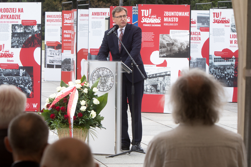 Speeches during the opening of the exhibition - Jarosław Szarek Ph.D.