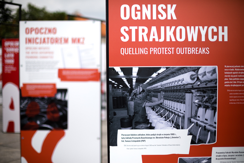 The opening of "This is where 'Solidarity' was born" exhibition in Warsaw