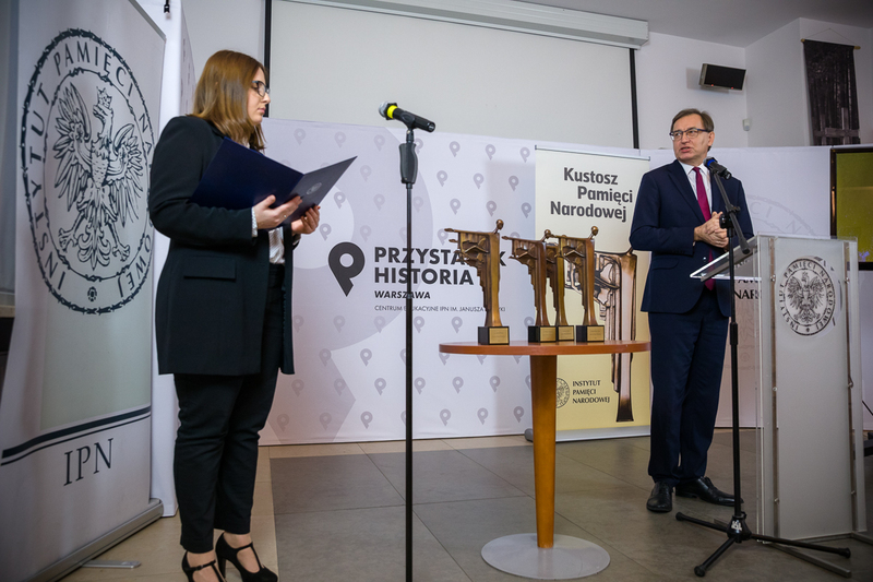 "Custodian of National Memory" Prize press conference, 25 November 2020 photo: Sławek Kasper IPN