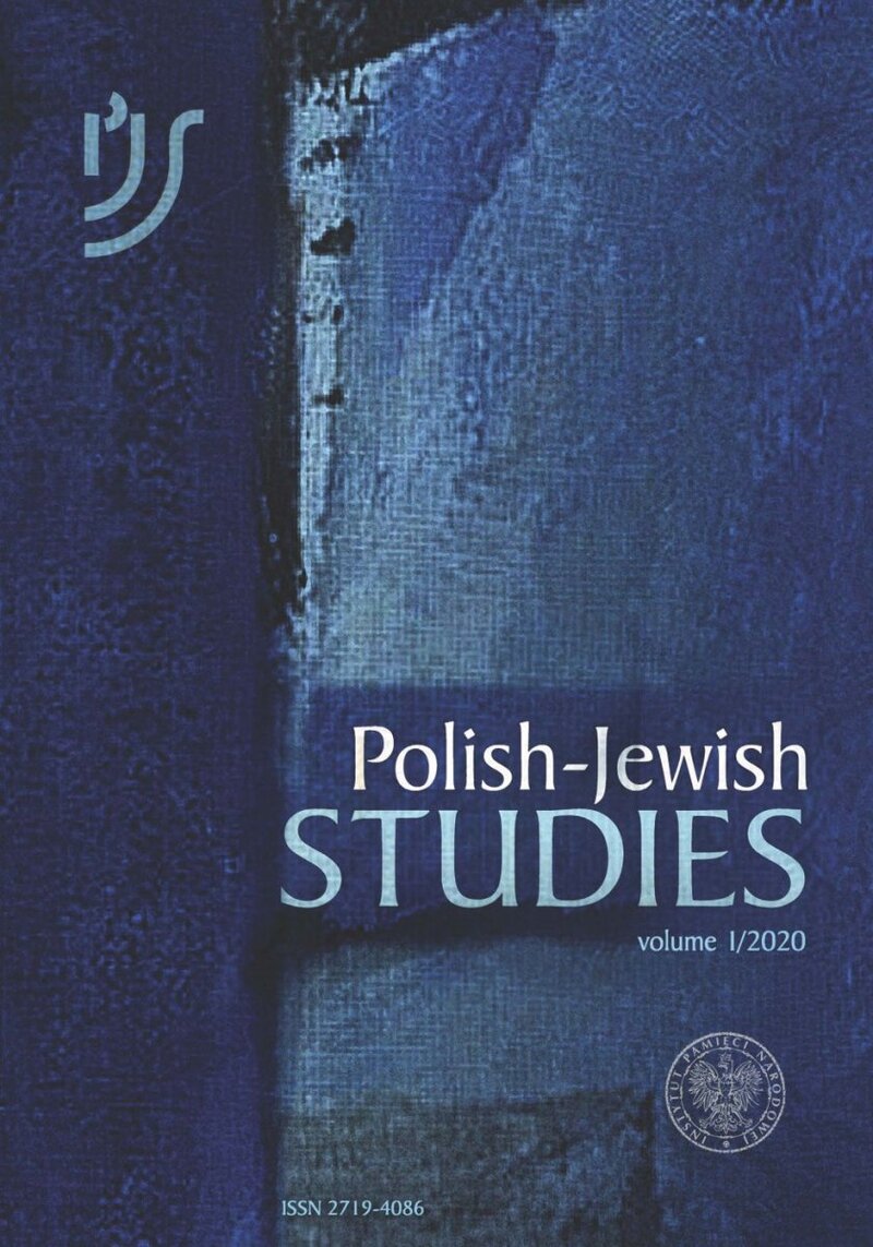 "Polish-Jewish Studies”, volume 1/2020, cover photo
