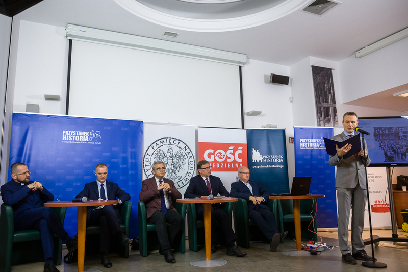 A press conference on the new portal – the &quot;Faces of Solidarity&quot;, previously unknown Soviet documents and a press supplement, 26 August 2020, IPN’s Janusz Kurtyka &quot;History Point&quot; Educational Centre in Warsaw