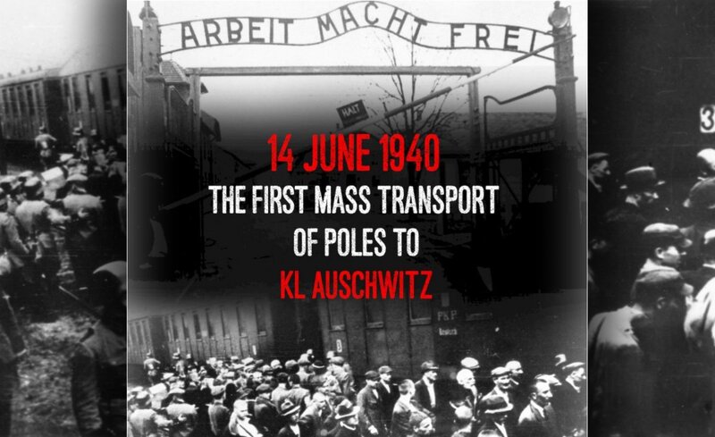 &quot;First Transport to Auschwitz&quot; campaign image