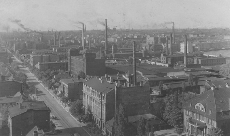 Panorama of Łódź, photo from the times of the Second Polish Republic. From the collection of the National Digital Archives (author: Włodzimierz Pfeiffer)