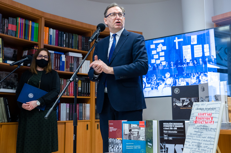 Press briefing of 17 February (photo: Sławek Kasper, IPN)