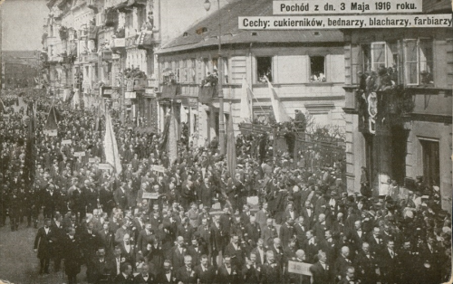 Warsaw 3 May 1916 march