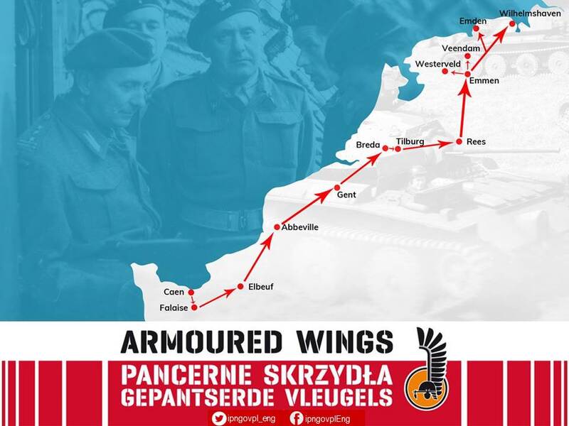The war trail of Gen. Maczek's 1st Armoured Division in Western Europe