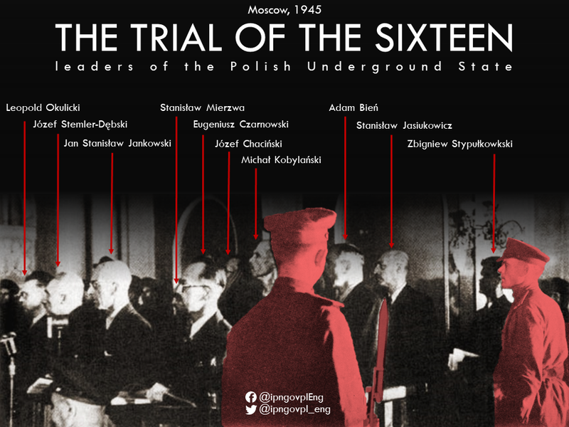 Leaders of Polish Underground State tried by the Soviets
