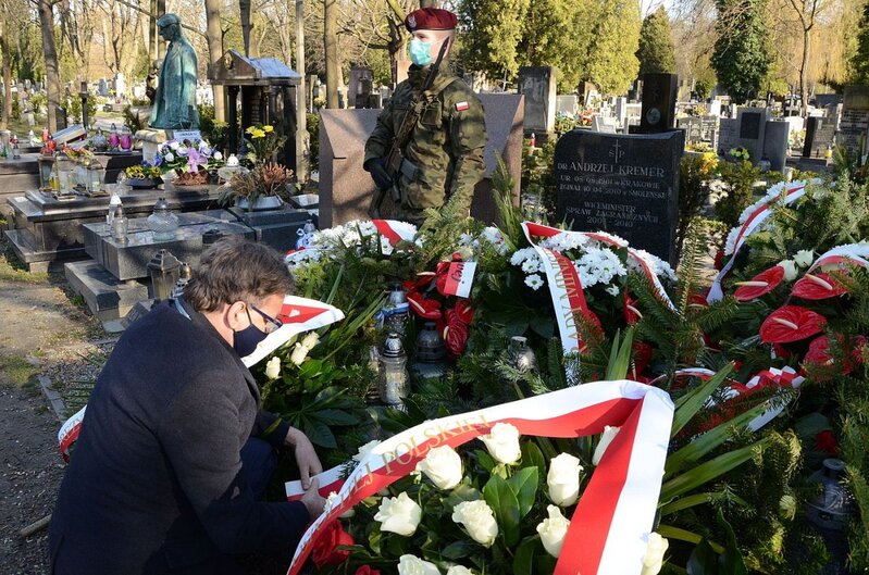 Cracow, the 11th anniversary of the Smolensk air disaster, photo Janusz Ślęzak IPN
