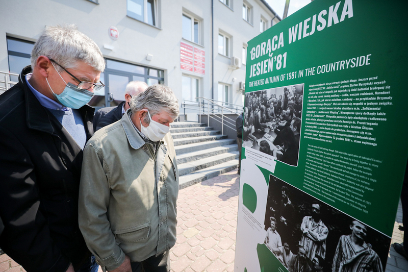 The opening of the exhibition in Milejów