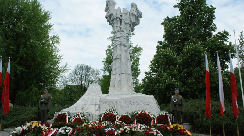 The  77th anniversary of the Battle of Monte Cassino, Warsaw, 18 May; Photo:Sławomir Bardski