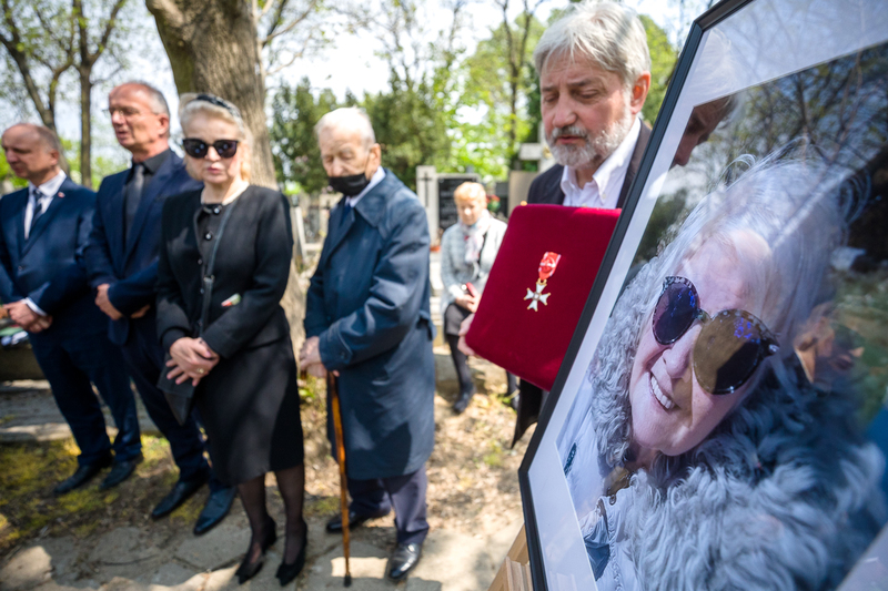 Janina Sobiczewska's funeral; Warsaw 18 May 2021, Photo: Sławek Kasper