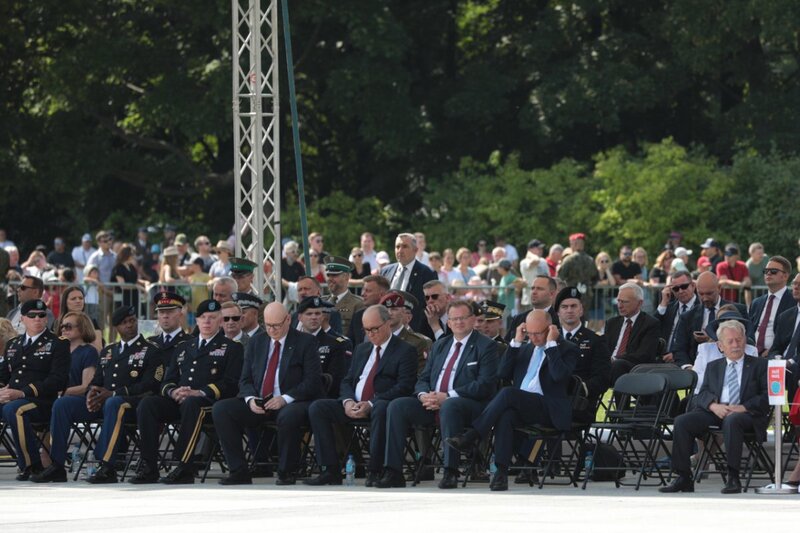 Guard change at the Tomb of the Unknown Soldier, Piłsudski Square, Warsaw
