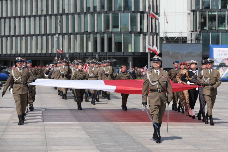 Guard change at the Tomb of the Unknown Soldier, Piłsudski Square, Warsaw
