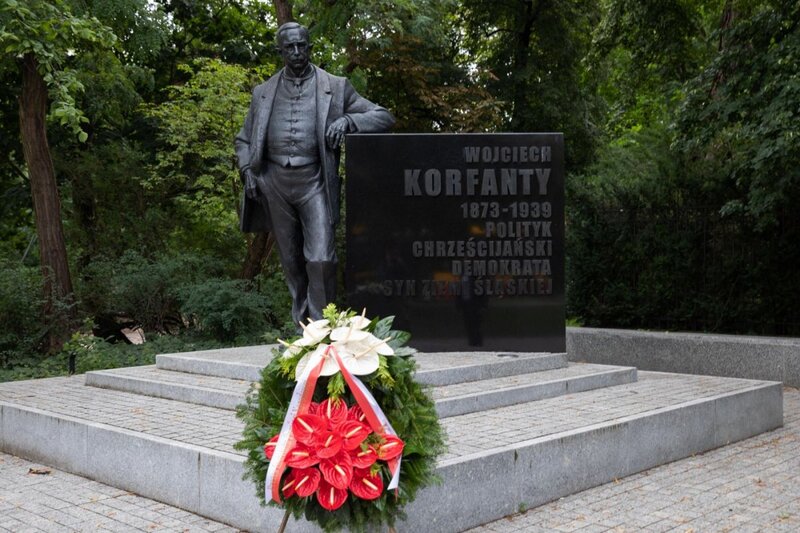 The monument dedicated to Wojciech Korfanty in Warszaw. Photo: Mikołaj Bujak (IPN)