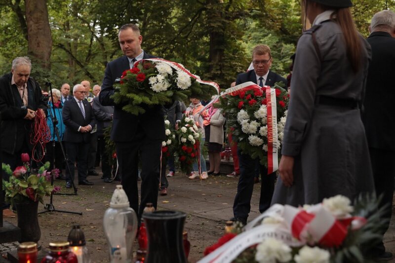The IPN's President Karol Nawrocki commemorating "Inka" and Zagończyk"