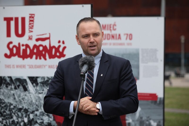 The opening of the "This is WHERE 'Solidarity' was born" exhibition in Gdańsk. Photo: Mikołaj Bujak (IPN)