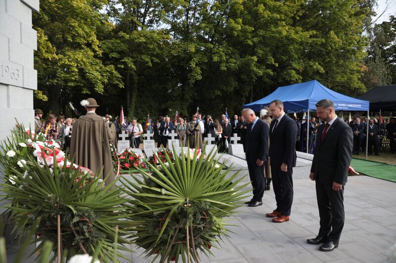 IPN's President at memorial service in Cracow. Photo: Mikołaj Bujak (IPN)