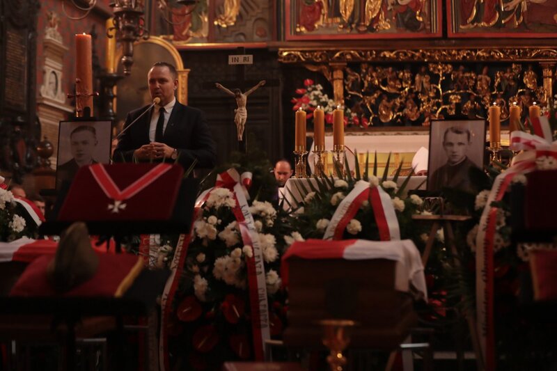IPN's President at memorial service in Cracow. Photo: Mikołaj Bujak (IPN)