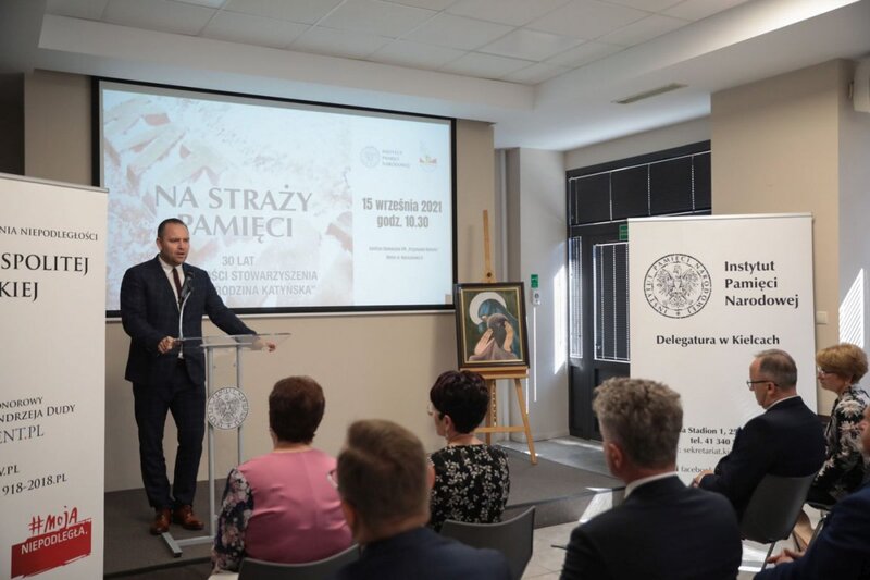 The opening of the "Guarding the Memory. 30 years of the Kielce Katyn Families Association” exhibition – Kielce, 15 September 2021