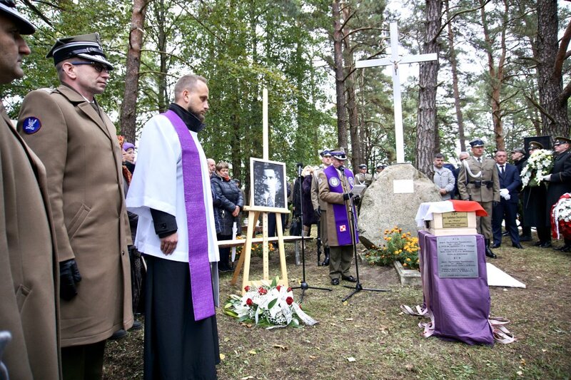 The funeral of 2nd Lt. Apoloniusz Duszkiewicz alias “Polza”