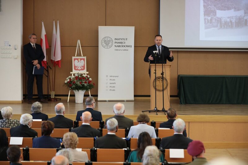 The ceremony of presenting former anti-communist opposition members with Crosses of Freedom and Solidarity – Lublin, 24 September 2021