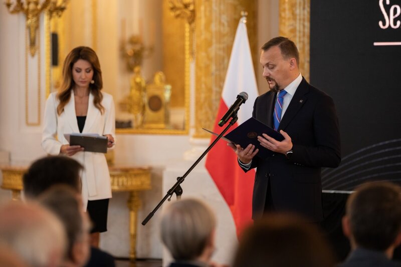 The ceremony of awarding the "Semper Fidelis" Prize. Photo: Mikołaj Bujak (IPN)