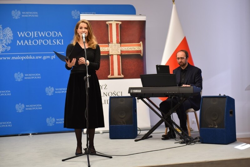 The ceremony of presenting Crosses of Freedom and Solidarity, Cracow, 22 October 2021; photo: Żaneta Wierzgacz