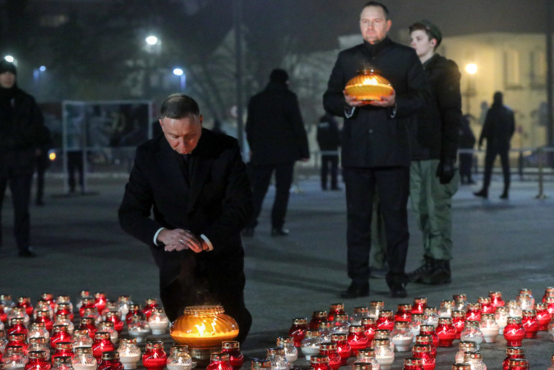 In Tribute To Victims of Martial Law. Light the Light of Freedom; Warsaw, 13 December 2021; photo: S. Kasper