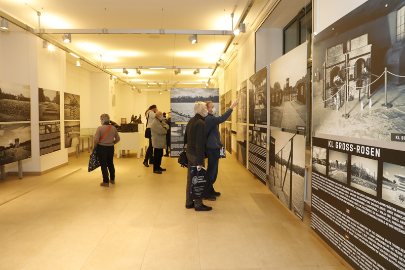 "German Places of the Extermination of Citizens of the Second Polish Republic" exhibition; Warsaw 14 January 2022, photo: P. Życieński