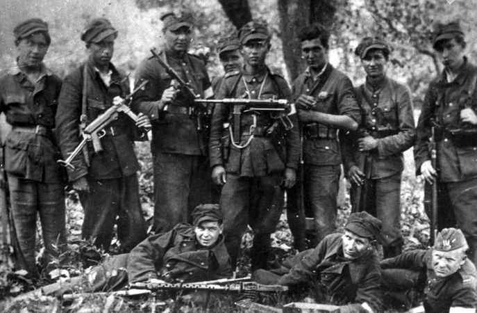 Soldiers from the battalion commanded by Captain Kazimierz Filipowicz “Kord”, June 1944