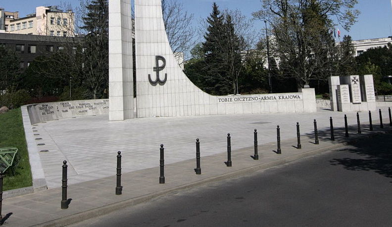 Monument to the Polish Underground State and Home Army; Jan Matejko Street, Warsaw