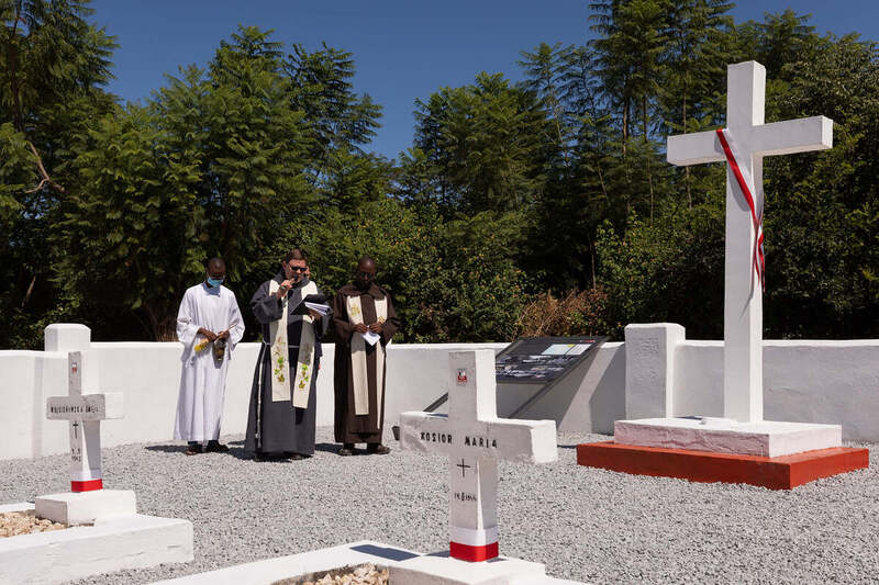 The opening of the renovated Polish cemetery in Rusape, Zimbabwe