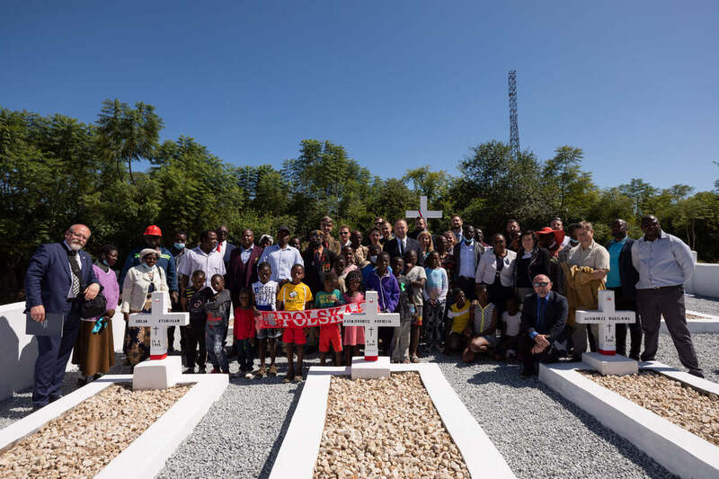 The opening of the renovated Polish cemetery in Rusape, Zimbabwe